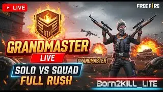 TARGET 1K 🔥B2K LITE ☬༒LIVE ☬༒S47 TOP 100 GRANDMASTER PUSH ❤ FREE FIRE LIVE