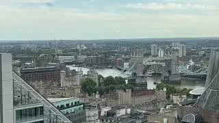 London Tower Bridge is up