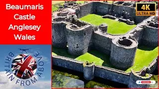 Beaumaris Castle | A Drone Tour of the Greatest Castle Never Built | #dronevideo #cinematic #4k #fyp