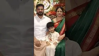 Revanth Reddy 🥰 family #revanthreddy #cm #family #trending #shorts