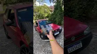 Qual modifica&ccedil;&atilde;o voc&ecirc; mais gostou?? #goleta #golg2 #projetinho  #shopee #volkswagen #golg3 #carros