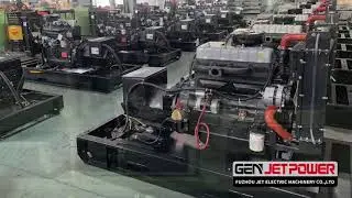 Water cooled soundproof rainproof dustproof diesel generator set