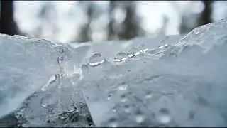 Gentle Rain on Natural Ice | Relaxing Piano Meditation