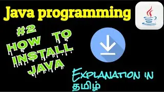 how to install java ,set path and run in command prompt||in Tamil||with eg program