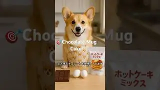 Lazy Rice Cooker Dog-Friendly &lsquo;Chocolate&rsquo; Cake 🍫🐶 | Corgi Taste Test!