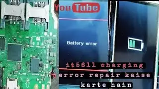 itel it5611 Battery error repair 🔋