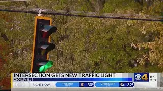 Neighbors excited as long awaited traffic lights finally put in at dangerous intersection
