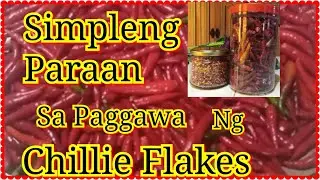 Paano Gumawa ng Chillie Flakes|Huwag itapon ang mga tuyong sili| Gawing chili Flakes yan🌶️