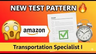 🚛 Amazon Transportation Specialist | New Test Pattern 2025 | How to Apply & Crack the Exam ✅