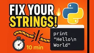 Escape Characters in Python Explained!  Python Tutorial for Beginners