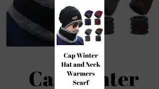 Winter Hat and Neck Warmers Scarf for Men and Women  #lightweight