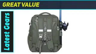 Amazing Fishing Backpack! Tackle Boxes & Rod Holders Included