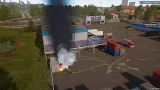 Dramatischer Feuerwehr Einsatz in Köln Reifenlager brennt  Notruf 112 Die Feuerwehr Simulation 2