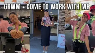 GRWM + COME TO WORK WITH ME! (Chick-fil-A)