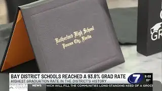 Bay District Schools reached a record-high graduation rate