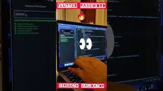 Flutter with Password Strength Validator #codwithaii #shortsvideo #share #likeforlikes