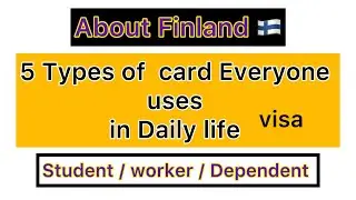5 Different types of Card Everyone Uses Everyday \\ All about Finland Helsinki &euro;