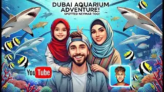 Exploring Dubai Aquarium | Neymar Spotted 😮 | Dubai Mall