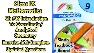 Class 9 Maths Chapter 16.2 | Introduction to Coordinate Geometry | Sindh Textbook Board Solutions