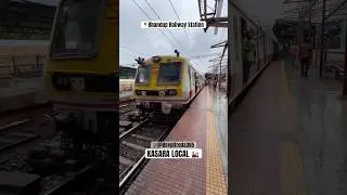 95409 Csmt-Kasara (Fast) Local Train Skips Bhandup Railway Station 🚂 #localtrains #indianrailways