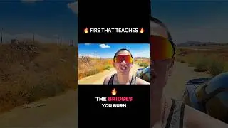 SOMETIMES DESTRUCTION BECOMES DIRECTION🔥  #burnthebridge #newbeginnings #hardlessons #growthmindset