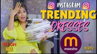 Trendy & latest dresses from *MEESHO* 😍| Bodycon dresses | tryon | honest Review | gimaashi