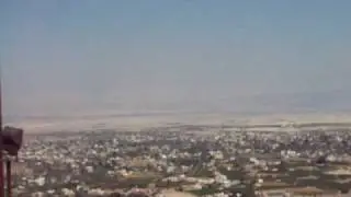 valley of Achor from mt of temptation in Jericho