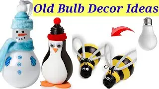 Old Bulb Craft || Reuse of Waste bulbs || Decor Ideas