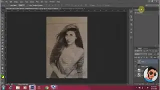 How to create sketch photoediting in photoshop