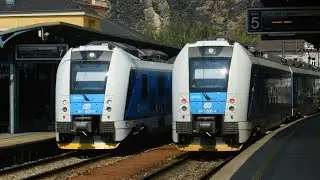Vlaky Ústí nad Labem hlavní nádraží - 23.7.2018