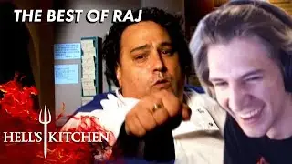 xQc Reacts to EVERY Raj Moment on Hell's Kitchen
