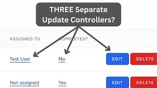 Laravel CRUD: Multiple Update Forms - Separate Controllers?