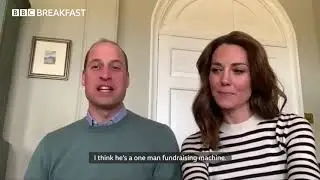 Prince William and Kate have a special message for NHS fundraiser Captain Tom Moore