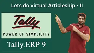 Virtual articleship training part 2 | Basic of tally erp | learn tally in easy way