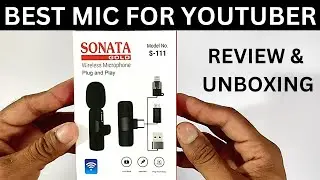 sonata gold wireless mic | best mic for youtuber | sonata gold mic review 🎙
