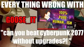 every thing wrong with G00SE IT&rsquo;s(OG video)