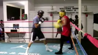Part 2 Roy Jones jr. sparring with Asa 