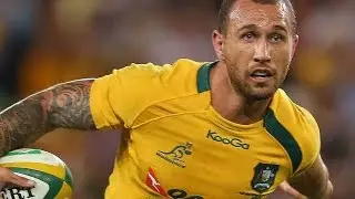 Quade Cooper- Offload King- Best Tries, Steps and Skills