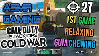 ASMR Gaming 😴 Call of Duty Black Ops Cold War Multiplayer Relaxing Gum Chewing 🎮🎧 Controller Sounds💤