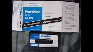 Research Machines 380Z RML380Z WordStar audio cassette 1982 sideA
