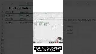 VLOOKUP + IFERROR = cleaner spreadsheets 😎 #ExcelTips #Formulas #ExcelHacks #SpreadsheetMagic