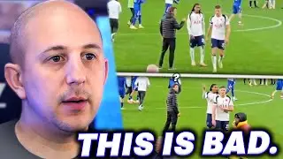 Spurs Players Ignore Thomas Frank At Final Whistle...