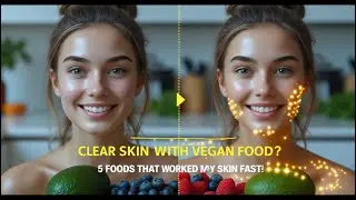 🌱 Fewer Acne Breakouts 5 Vegan Foods That Cleared My Skin Fast! ✨