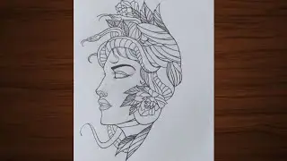 How to draw medusa easy | beautiful medusa drawing | medusa drawing for beginners | easy drawing