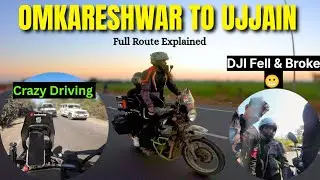 Omkareshwar to Ujjain Bike Ride 🏍️ | Road Reality #travel 