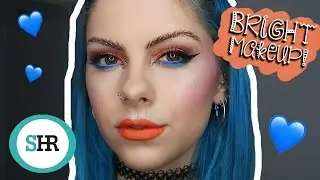How To: WEAR BRIGHT COLOURED MAKEUP | ad