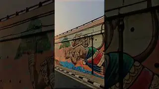 #jaibajrangbali #jaishreeram #taqii #minivlog #streetart #delhi #aasmankochukardekha #dalermehandi