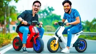 Riding 4 Mini Dirt Bikes in Public &nbsp;49cc Engine &nbsp; छोटी बाइक्स को देखकर लोग अचंभित हो गए