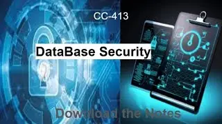 DataBase Security|CC-413|Information Security|@PU-shift-swift