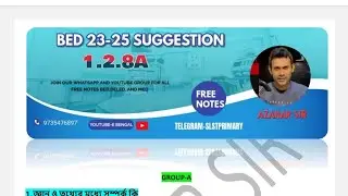 BSAEU SESSION 2023-25 2ND semester course 1.2.8A suggestion 2024by azahar sir